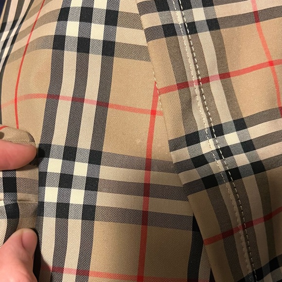 Unisex Burberry Vintage Check Nylon Backpack - Picture 12 of 16